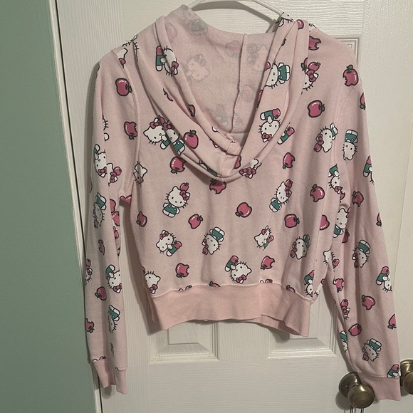 Hello Kitty Pink Patterned Hoodie - Picture 4 of 4